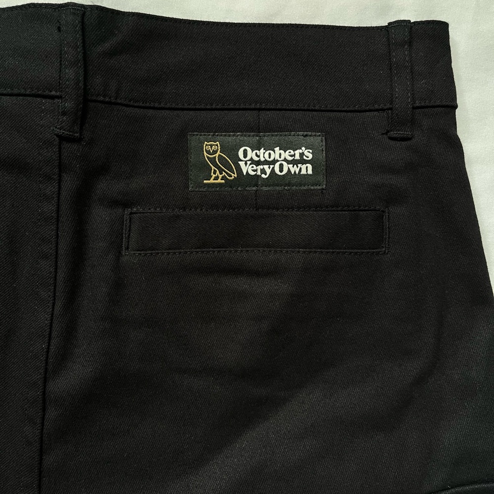 OVO Midnight Black Cargo Shorts
